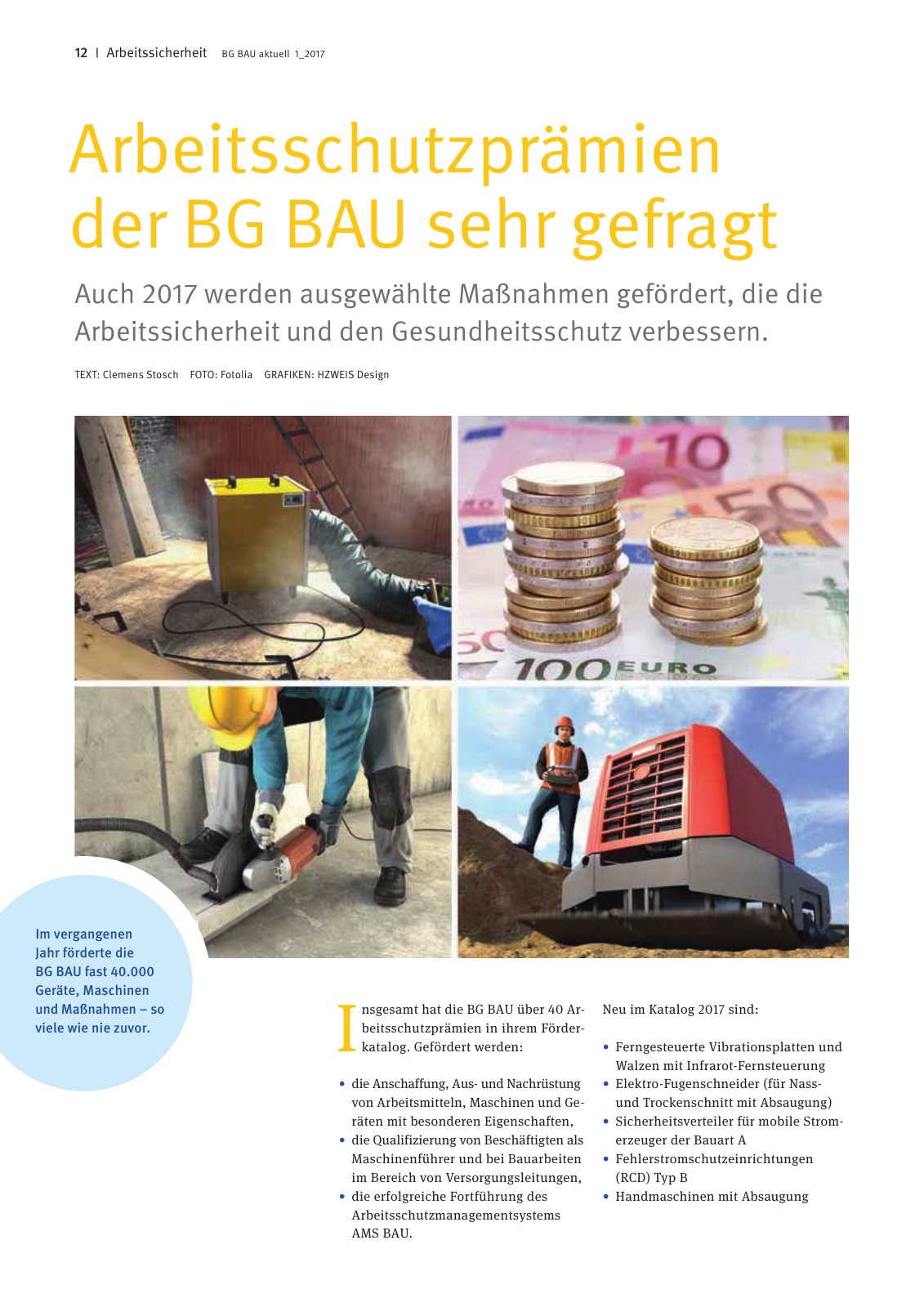 Vorschau BG BAU aktuell 01/2017 Seite 12